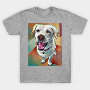 Mesa the Blond Labrador by Robert Phelps T-Shirt